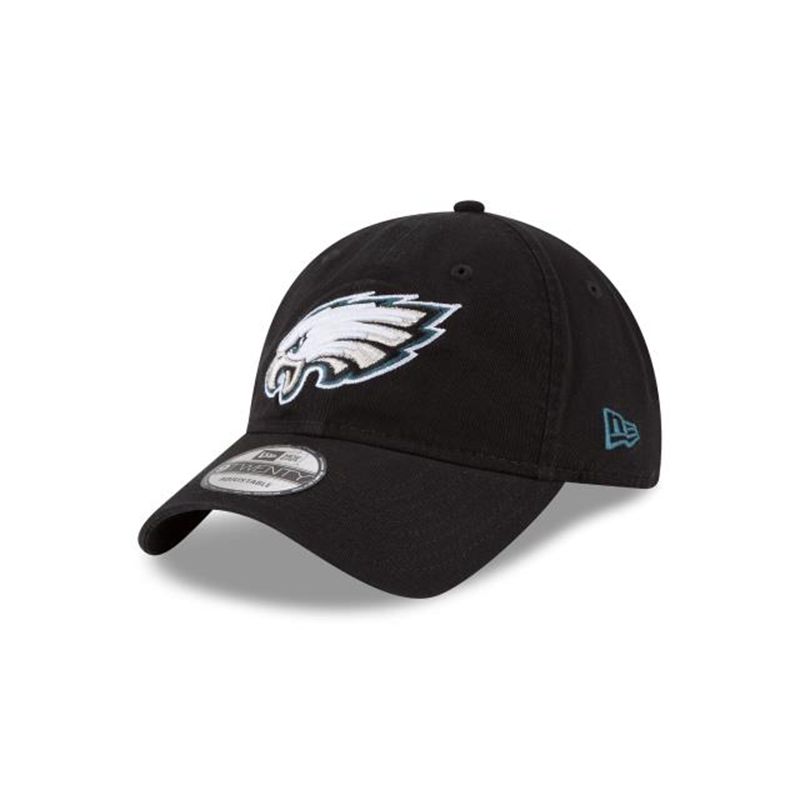 NFL Philadelphia Eagles Core Classic 9Twenty Adjustable (OIZ1923) - Black New Era Caps